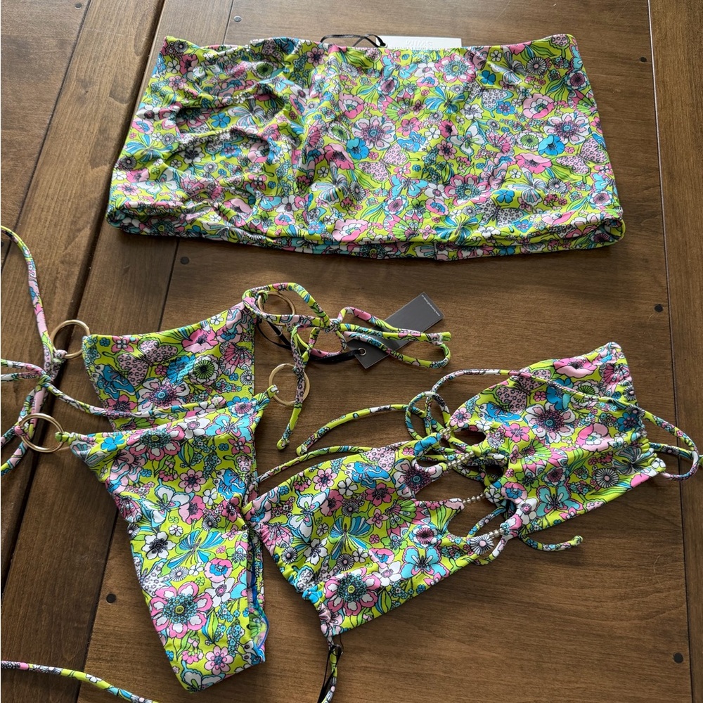 NWT REVOLVE Lovers and Friends Swim Set size small
